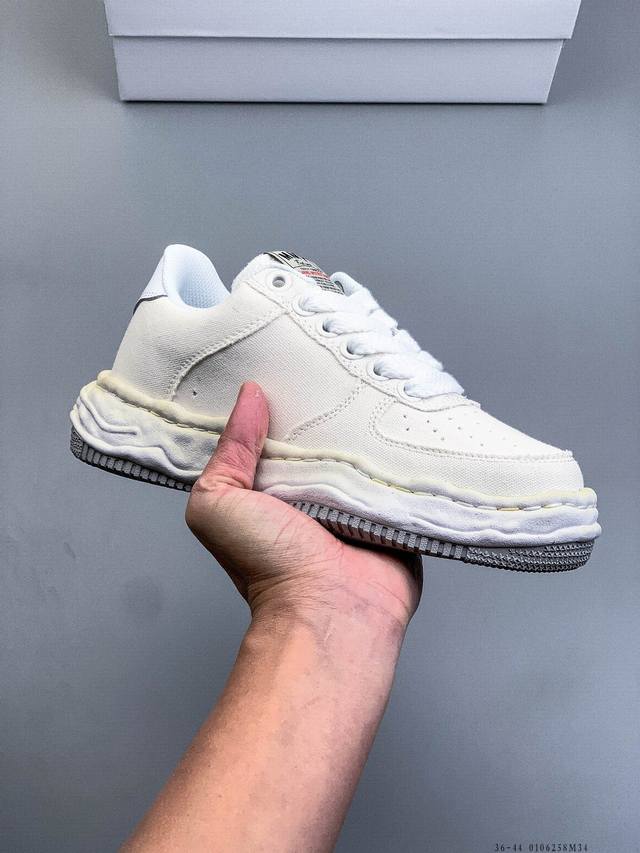 原装级别 三原康裕Mmy Maison Mihara Yasuhiro Original Sole Canvas Low DDD 余文乐挚爱单品 复古溶解风日本