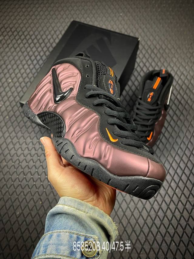 DDD 公司级Nike Air Foamposite One喷泡 中帮 复古篮球鞋 DDD 纯胶透明橡胶大底超强止滑 原楦纸板开发 鞋身流线型 原厂高强度抗扭定