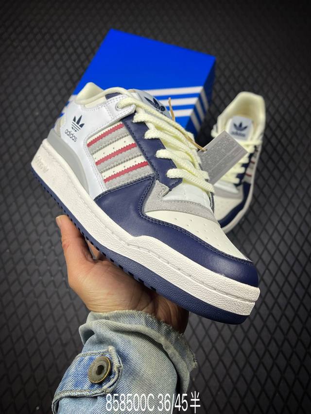 DDD 公司级Adidas Forum Low Cl 阿迪达斯 三叶草低帮 经典复古板鞋 DDD 官方货号:Jp12960 DDD 尺码:36 36.5 37
