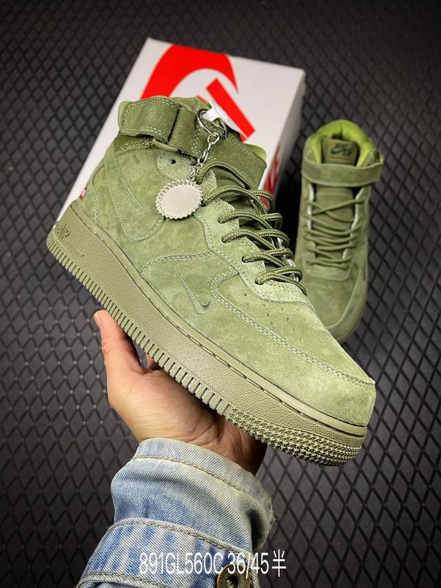 DDD 公司级Nike Air Force 1 Mid 07 DDD 原楦头原纸板 打造纯正中帮空军版型 DDD 专注外贸渠道 全掌内置蜂窝气垫 DDD 原盒配
