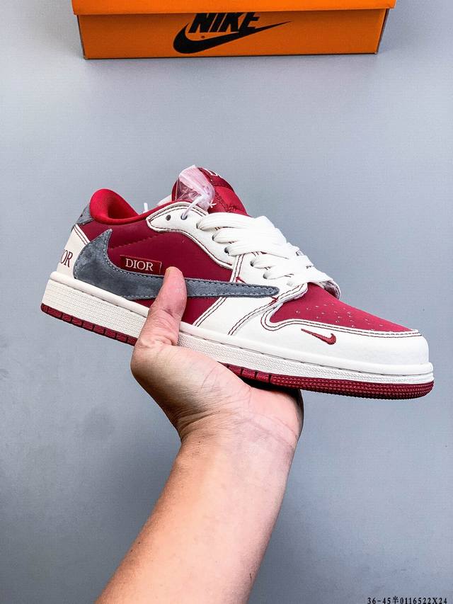 耐克Nike Air Jordan 1 Low Aj1乔丹一代底帮经典复古文化休闲运动篮球鞋 DDD 0116522X24 DDD