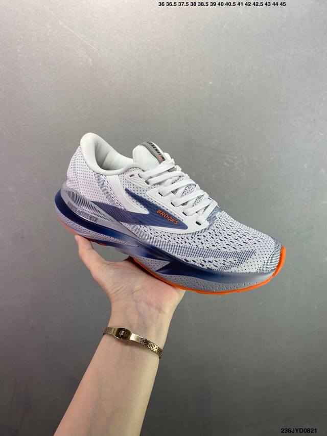 公司级Brooks布鲁克斯 Adrenaline Gts 24跑鞋 缓震马拉松氮气慢跑鞋 DDD 货号:110437 1D 054 DDD 尺码:36 36.5
