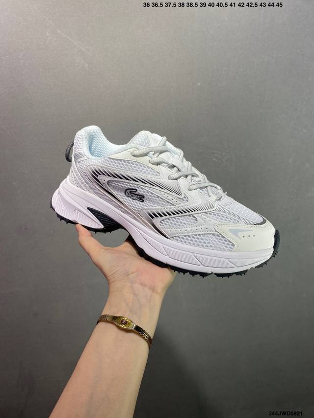 Lacoste法国鳄鱼 舒适运动 网布减震防滑耐磨透气 低帮 橡胶发泡休闲跑步鞋 DDD 尺码:39-45如图 DDD Id:344Jwd0821 DDD