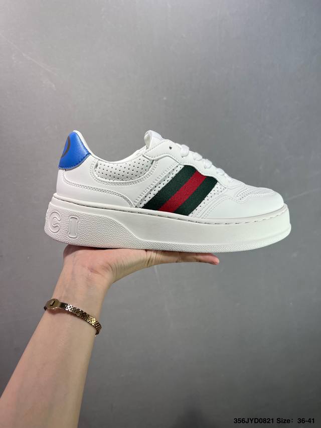 公司级Gucci 古驰 Screener 运动休闲时装奢侈品系列 Gg珐琅扣 擦脏做旧小脏鞋 高端零售海淘商家混卖版本 东莞纯原品质 原鞋对照工艺生产 原厂一致