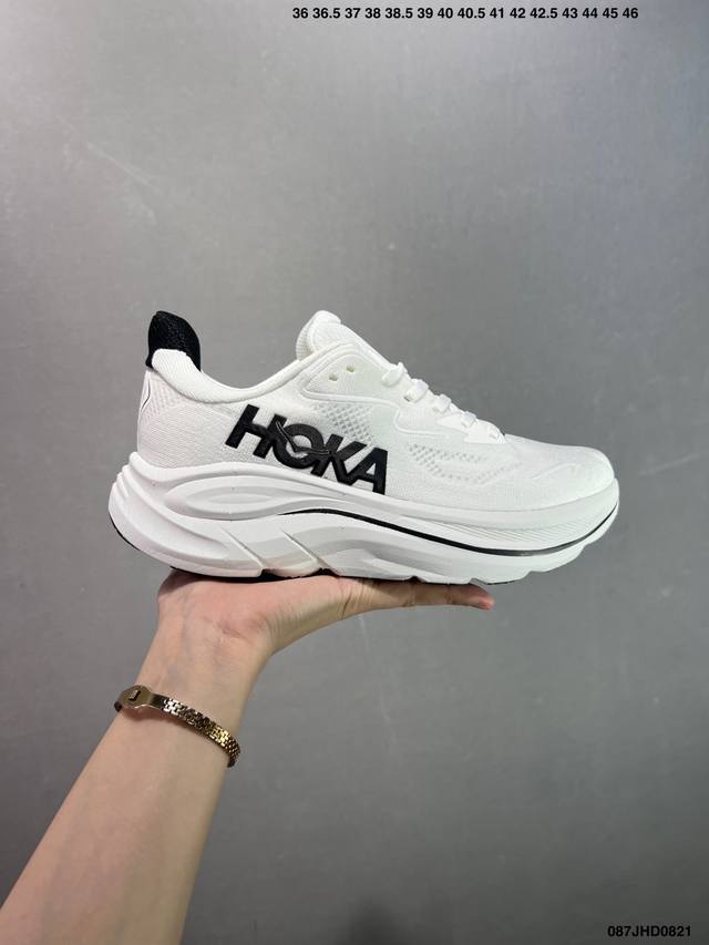 Hoka W Clifton 10 超轻厚底轻量跑步鞋市售最高品质 原版开发 正确后跟细节 区别市面通货版本 1162038 Wmh DDD 尺码：36-45
