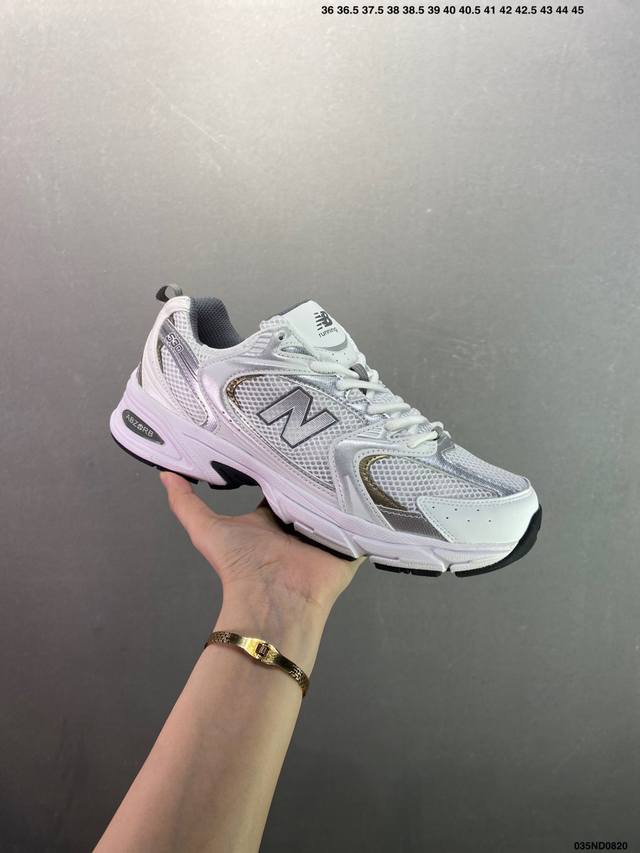 新百伦 Nb530 New Balance 530 复跑古鞋Nb530这鞋双确实是Nb家经复典古款式之一，以全科新技诠释，成打功造530鞋款。鞋面保在持530基