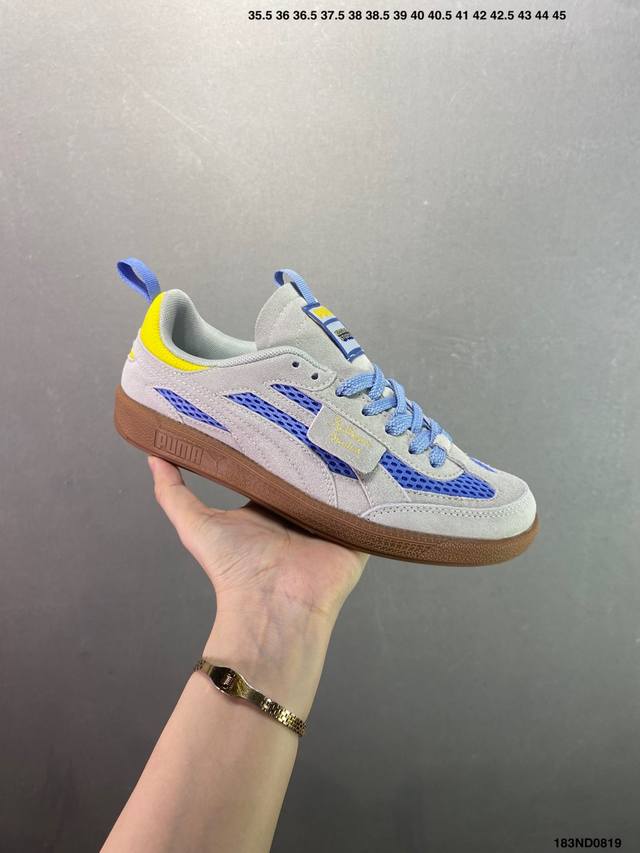 彪马Kidsuper Palermo X Puma 重磅联名 DDD 公司级 Kidsuper Palermo X Puma 耐磨透气防滑 低帮板鞋男女款 DD