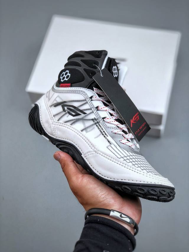 Rudis Ks Infinity Edge 凯尔 斯奈德同款室内健身格斗散打搏击摔跤鞋举重深蹲鞋 专业跑步鞋鞋减震步鞋 高帮减震助弹 尺码：35-44 DDD