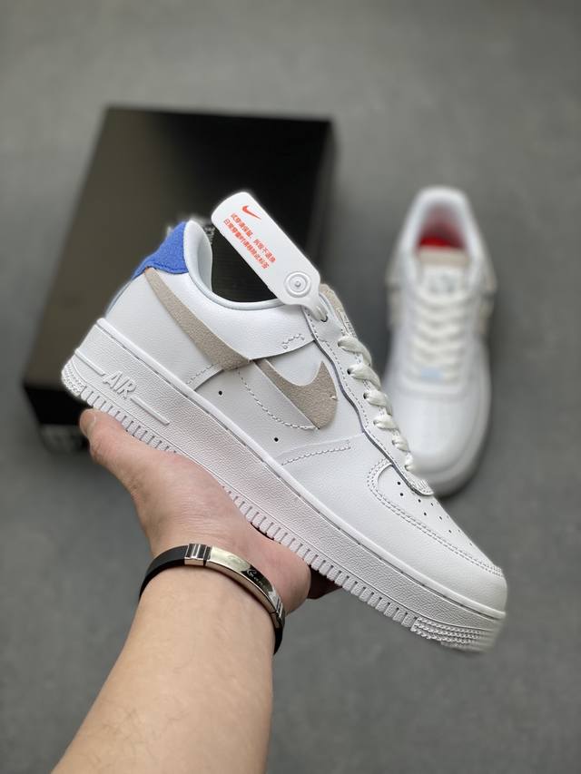 海外限量发售！公司级Nike Air Force 1 '07 Low 空军一号低帮 运动鞋 休闲鞋 折边针车 工艺难度大 原楦头原纸板 原装鞋盒 定制五金配件