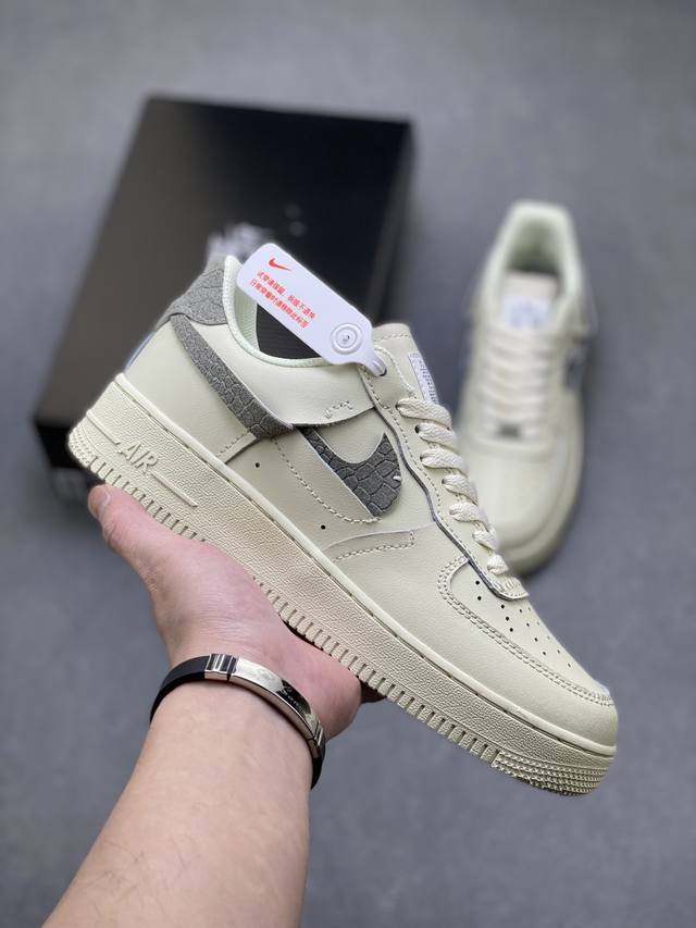 海外限量发售！公司级Nike Air Force 1 '07 Low 空军一号低帮 运动鞋 休闲鞋 折边针车 工艺难度大 原楦头原纸板 原装鞋盒 定制五金配件