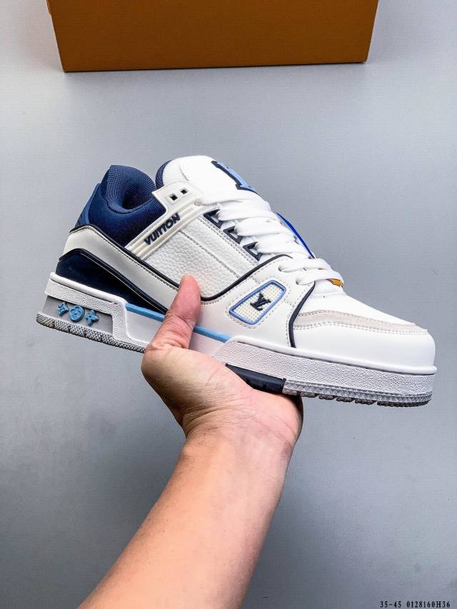 路易威登 Louis Vuitton Lv路易威登板鞋 DDD 乘风破浪的姐姐争先种草款,舒适透明底和百搭性霸屏整个时尚娱乐圈，正品1:1套楦复刻，细节调整完美