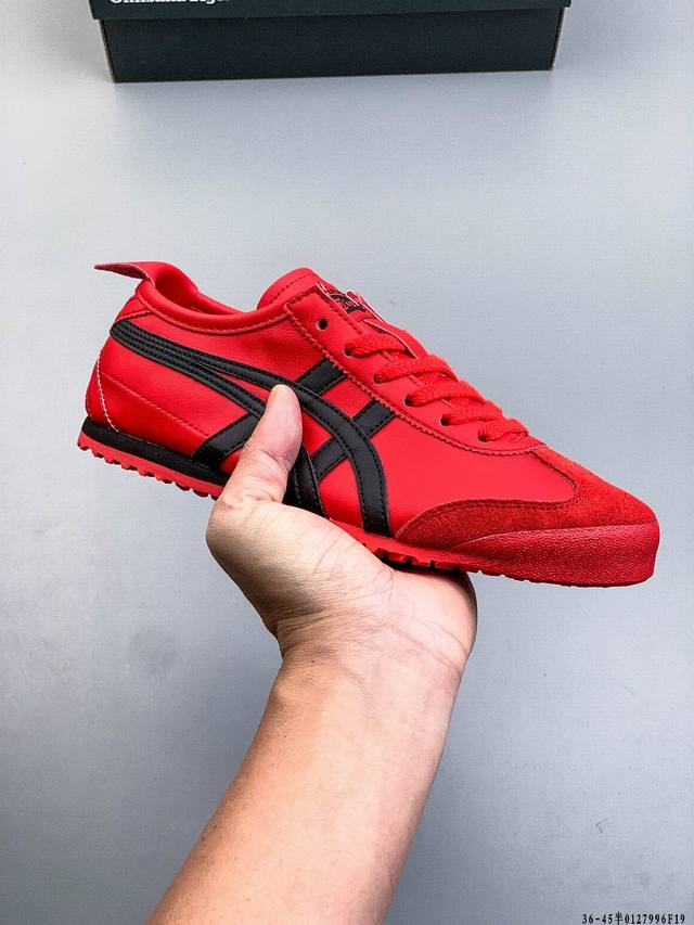 亚瑟士Onitsuka Tiger鬼塚虎 Mexico 66 Driving 舒适 防滑耐磨 低帮 生活休闲鞋 DDD 0127996F19 DDD