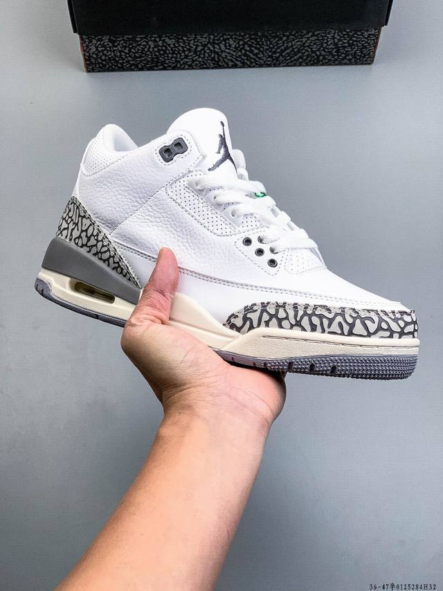 公司级头层！乔丹 Air Jordan 3 Retro Tinker Nrg Aj3 乔3 低帮复古休闲运动文化篮球鞋 DDD 0125284H32 DDD
