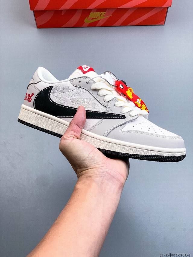 公司级头层！耐克Nike Air Jordan 1 Low Aj1 乔1 低帮潮流运动休闲板鞋。Aj1 低帮拼接 完美版型真头层牛皮# 内置缓震气垫 原鞋开模
