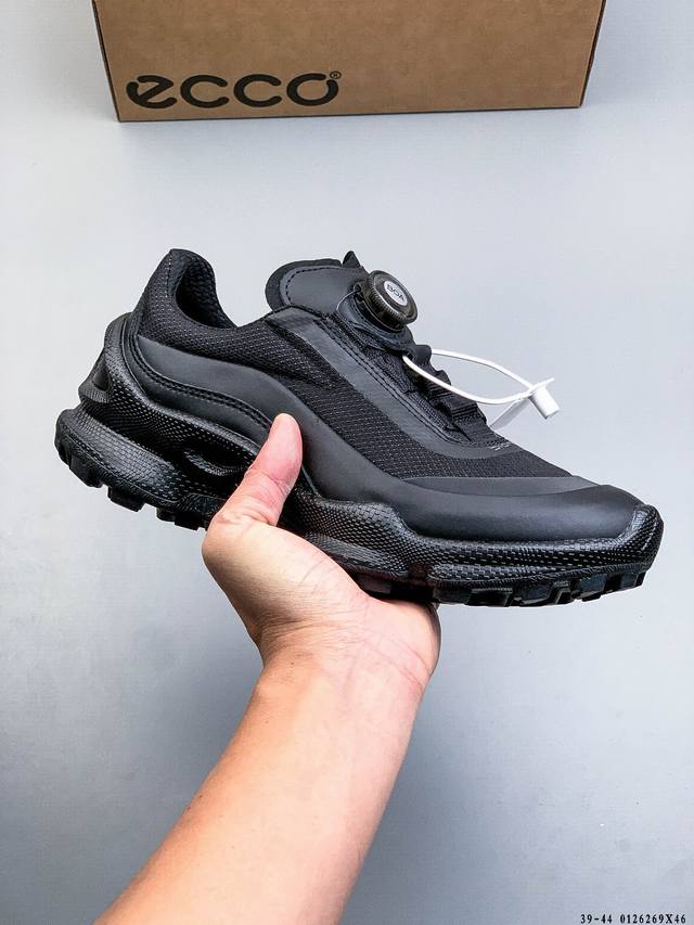 公司级！Ecco Men's Classic Lisbon Lace DDD 爱步 街头趣闯系列系带休闲鞋 DDD 代工原单品质#轻盈发泡橡胶鞋底#欧索莱吸汗去