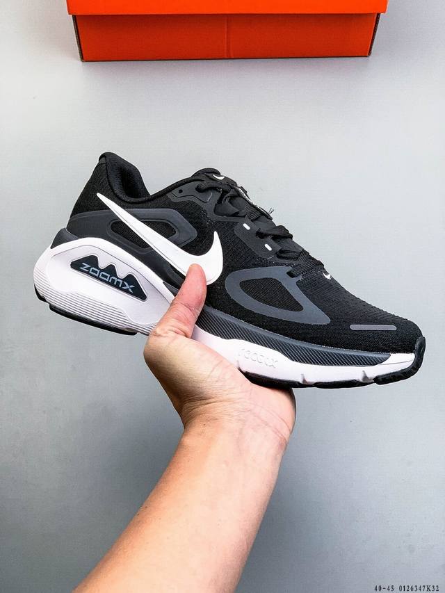 公司级 Nike Structure Plus 耐克 舒适减震防滑 低帮跑步鞋 DDD 全掌Reactx泡绵中底 前掌和后跟还配备了Air Zoom气垫单元 据