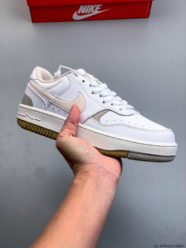 真标半码！耐克Nike Gamma Force新款百搭休闲板鞋！兼顾舒适脚感和出众风范，演绎匠心之作。结构性的支撑贴合感结合复古篮球设计，塑就场外全明星风范。