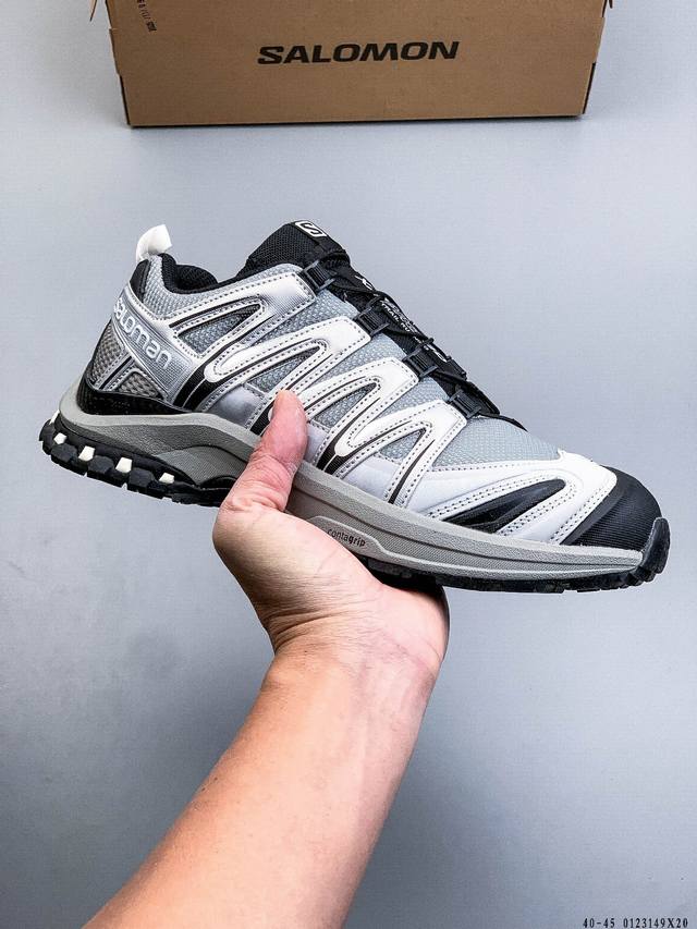 公司级 Salomon Xa Pro 3D 萨洛蒙 网布皮革 Jeong Li联名 舒适百搭 耐磨透气抗冲击 低帮 户外功能鞋 DDD 鞋面采用Sensifit