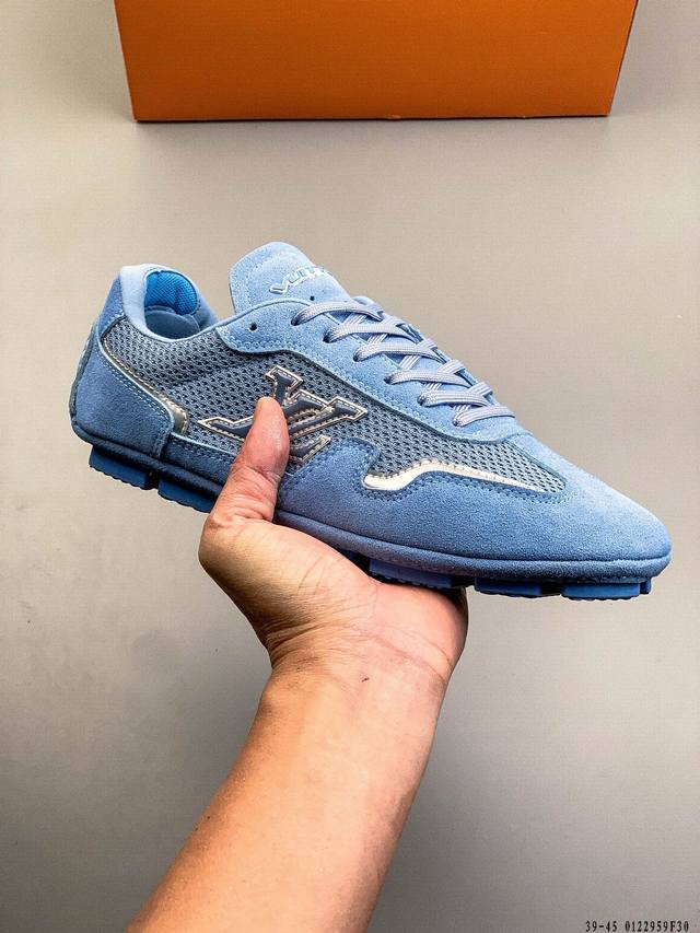 Louis Vuitton Lv Rally 2025Ss 新款百搭 德训鞋 DDD 这款 Lv Rally运动鞋将光滑的小牛皮与麂皮相结合，营造出精致的色 D