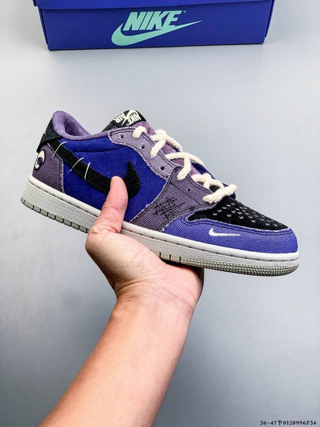 采用翻毛皮组合加粗复合麻布鞋面材质 质感、细节直接拉满！胖虎Aj1 巫毒娃娃 规格真不低！Nba锡安 威廉姆森 Zion Williamson X Air Jo