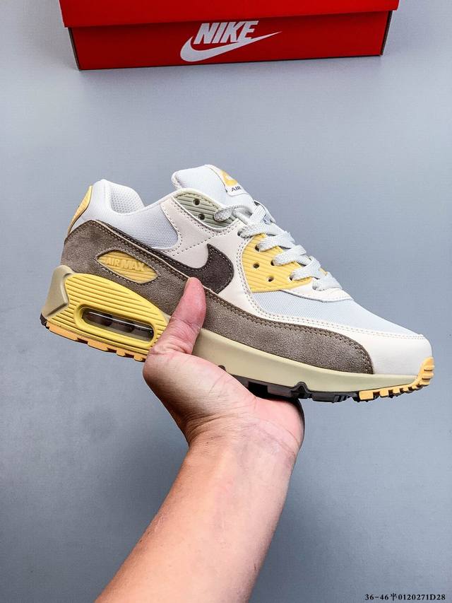 公司级！耐克 Wmns Nike Air Max 90 Oreo 半掌气垫全皮复古运动休闲慢跑鞋 DDD 0120271D28 DDD