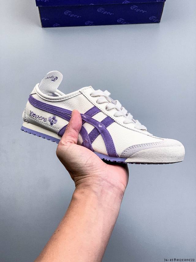 Asics Onitsuka Tiger 鬼冢虎手工鞋亚瑟士鬼冢虎专柜正品头层小羊皮 产品从款式颜色造型上体现出追求舒适和细节的完美，鞋类更是推崇手工制作的严谨