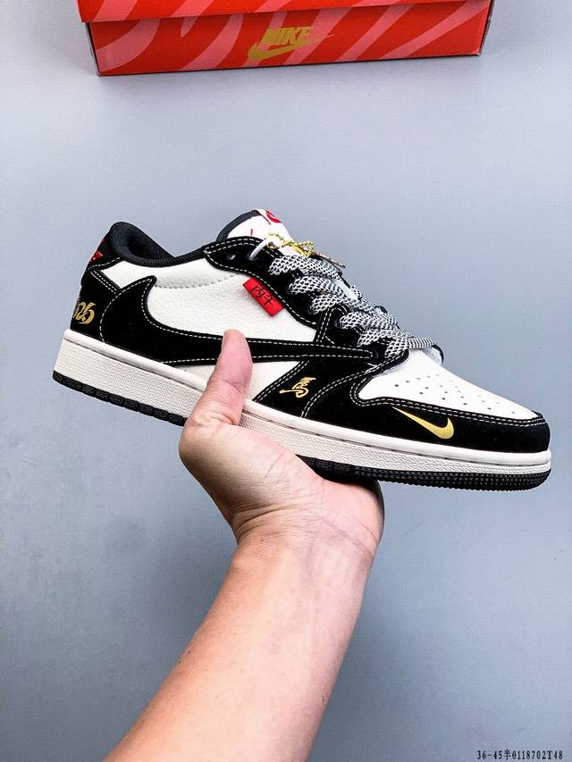 耐克Nike Air Jordan 1 Low Aj1乔1 低帮潮流缓运动休闲板鞋。Aj1 低帮拼接 完美版型真头层牛皮# 内置缓震气垫 原鞋开模 拒绝公底 购