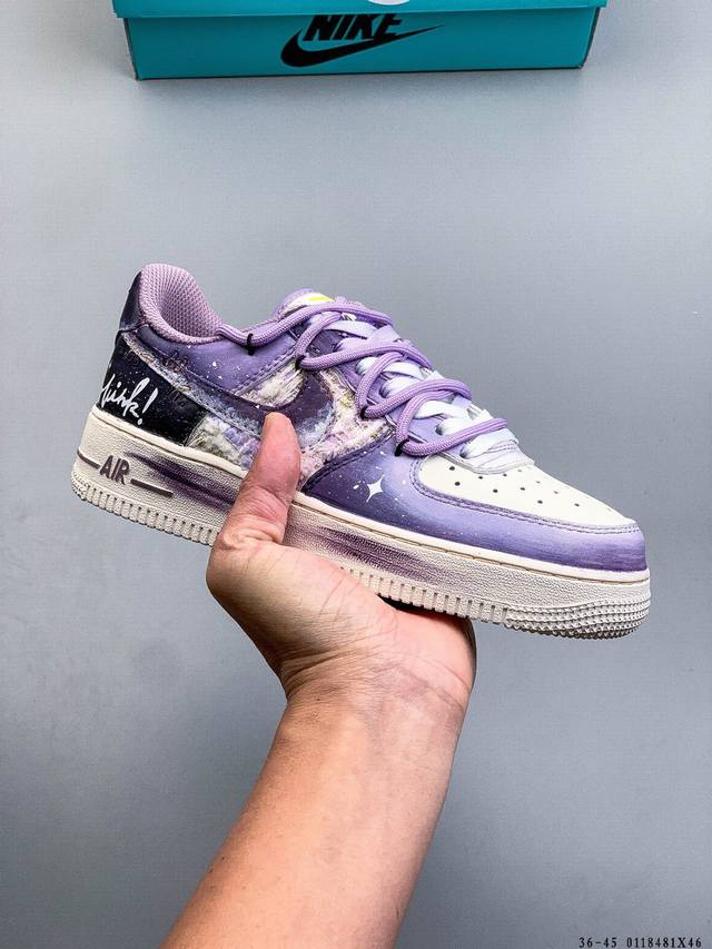 纯原版本 原楦数据纸版，采用硬质优质皮革鞋面材质，内置全掌Air Sole气垫。耐克 Nike Air Force 1 Low 空军一号低帮经典百搭休闲运动板鞋