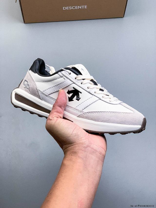 公司级迪桑特Descente Chron Racer 舒适百搭 防滑耐磨 低帮 生活休闲鞋 DDD 货号:D5131Lsn14 DDD 0118282C32 D