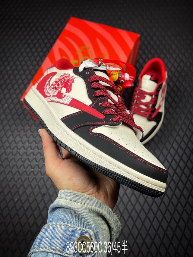 DDD 公司级Nike Air Jordan 1 X Travis Scott Aj1倒勾 乔一倒钩 ‘Diy’定制 耐克 低帮文化篮球鞋 DDD 完美品质出货