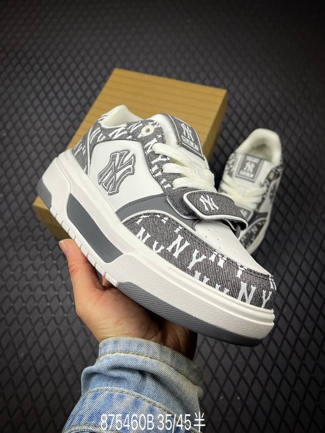 DDD Ny Mlb Chunky Liner Pocket Monogram 纽约洋基队 增高厚底休闲跑鞋 DDD 货号：3Asxm026N Gp10 DDD