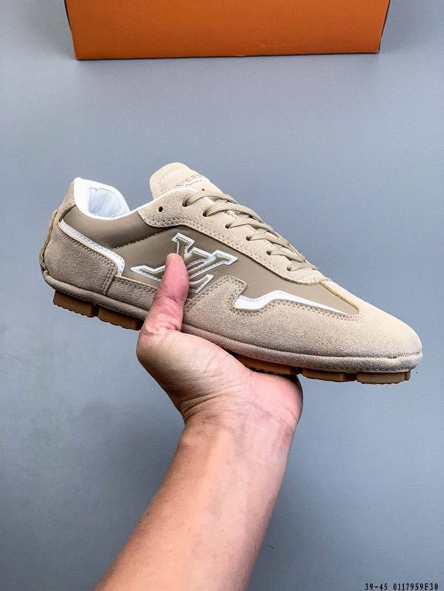 Louis Vuitton Lv Rally 2025Ss 新款百搭 德训鞋 DDD 这款 Lv Rally运动鞋将光滑的小牛皮与麂皮相结合，营造出精致的色 D