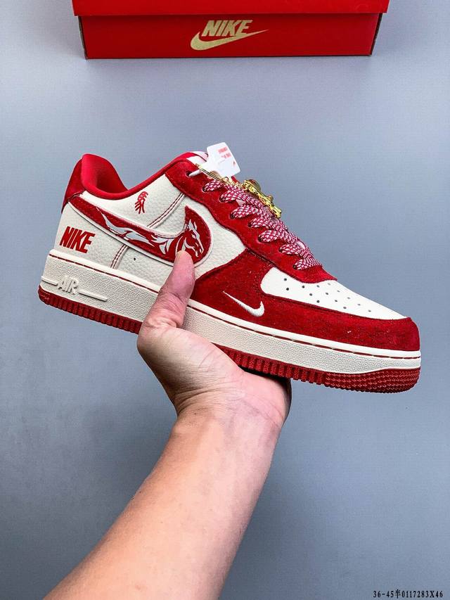 纯原版本 原楦数据纸版，采用硬质优质皮革鞋面材质，内置全掌Air Sole气垫。耐克 Nike Air Force 1 Low 空军一号低帮经典百搭休闲运动板鞋