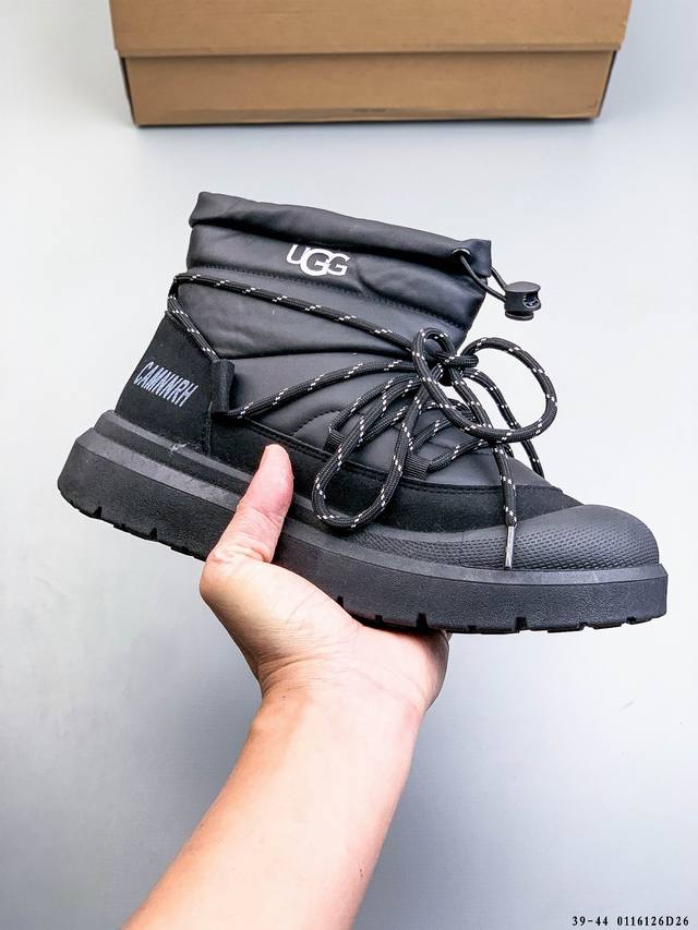 Ugg 2025新款软底中帮保暖棉鞋休闲毛毛乐福鞋 DDD 0116126D26 DDD
