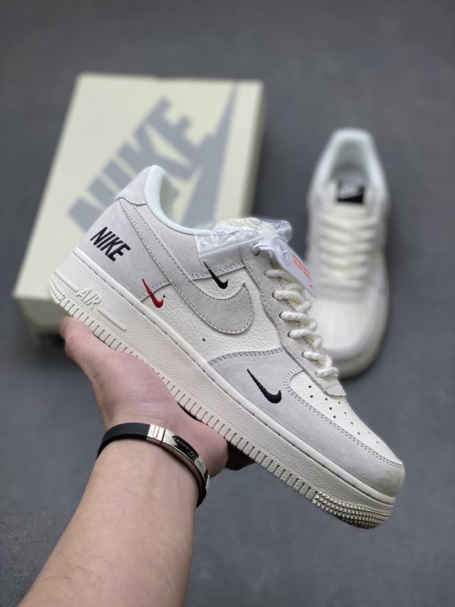 海外限量发售！公司级Nike Air Force 1 '07 Low 空军一号低帮 运动鞋 休闲鞋 折边针车 工艺难度大 原楦头原纸板 原装鞋盒 定制五金配件