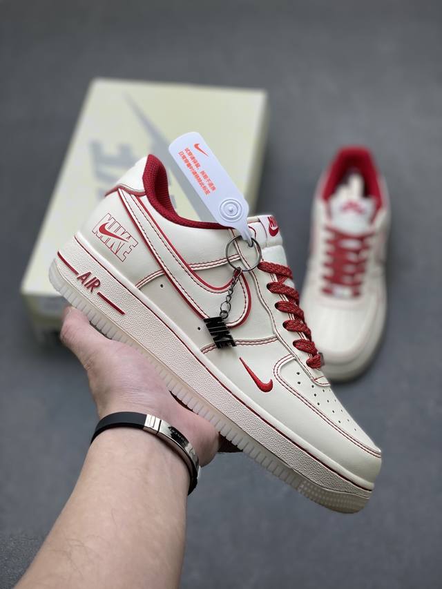 海外限量发售！公司级Nike Air Force 1 '07 Low 空军一号低帮 运动鞋 休闲鞋 折边针车 工艺难度大 原楦头原纸板 原装鞋盒 定制五金配件