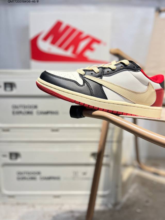 Air Jordan 1 Low Golf Sp Neutral Oliv Aj1乔丹一代高尔夫版系列低帮经典复古文化休闲运动鞋“Ts联名倒钩”Dm7866 Q