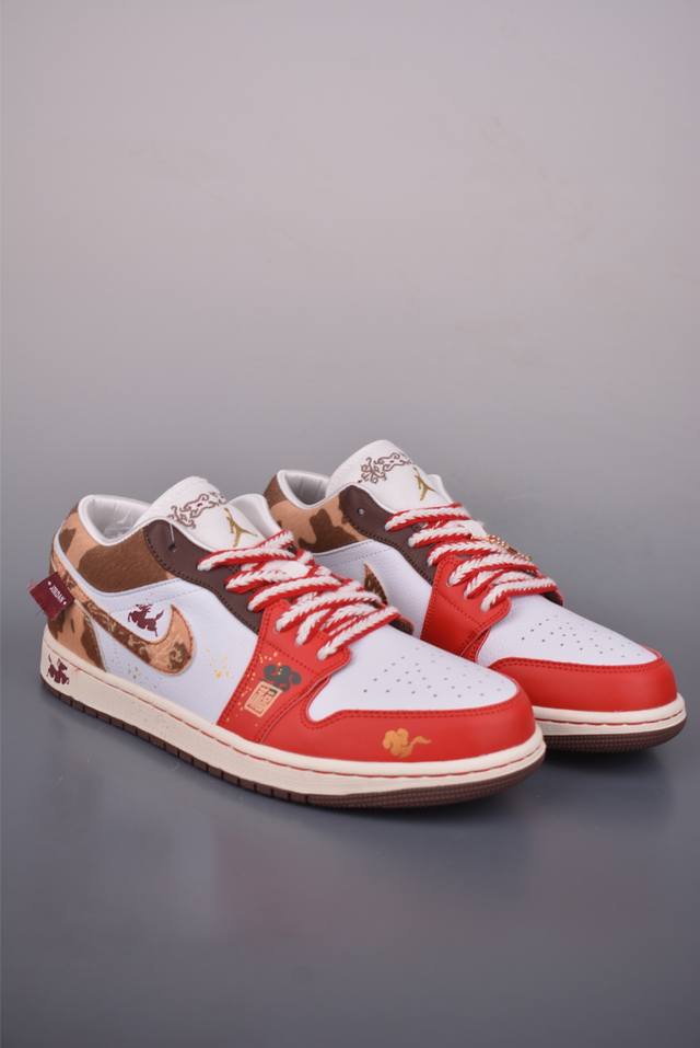 Air Jordan 1 Low 马年限定 DDD Aj1乔1低帮休闲板鞋 同步官方配色 DDD 市场唯一独家头层皮打造 原鞋原档案开发 DDD 原厂皮料 原档