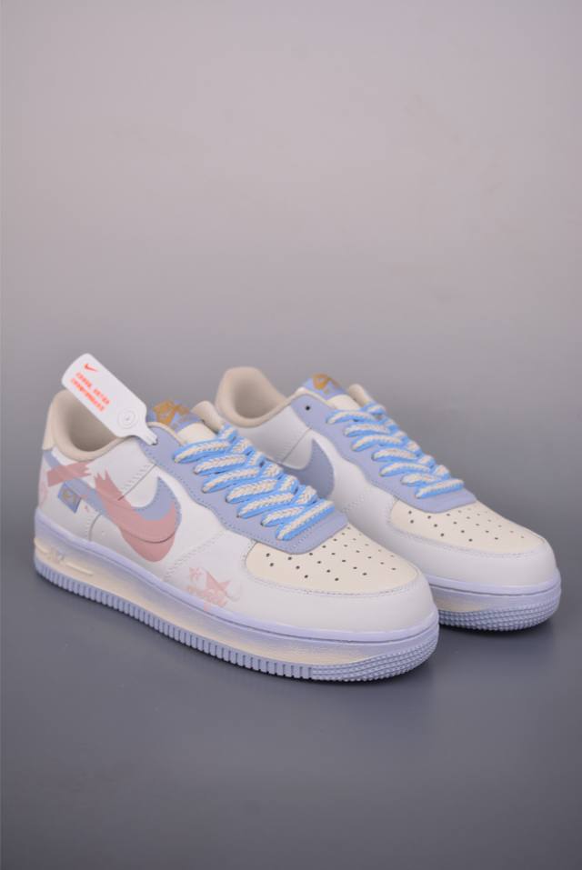 Nike Air Force 1 Low 春野甜序 DDD 原楦头原纸板 打造纯正空军版型 DDD 专注外贸渠道 全掌内置蜂窝气垫 DDD 原盒配件 原厂中底钢