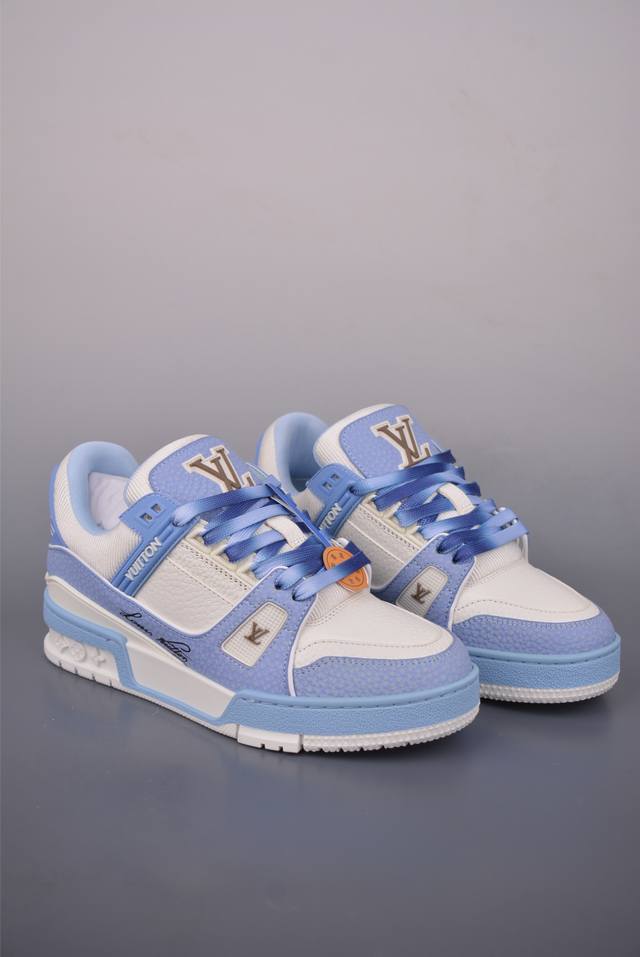 Louis Vuitton 路易威登 DDD Lv Trainer 顶级莞产 DDD 原楦原纸版开模，鞋型立体饱满 DDD 零毛边、零溢胶、零线头瑕疵 DDD