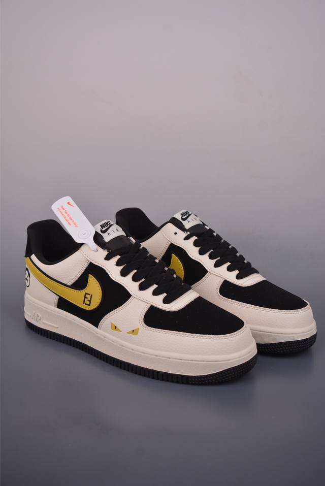Nike Air Force 1 Low Fendi联名 DDD 原楦头原纸板 打造纯正空军版型 DDD 专注外贸渠道 全掌内置蜂窝气垫 DDD 原盒配件 原厂