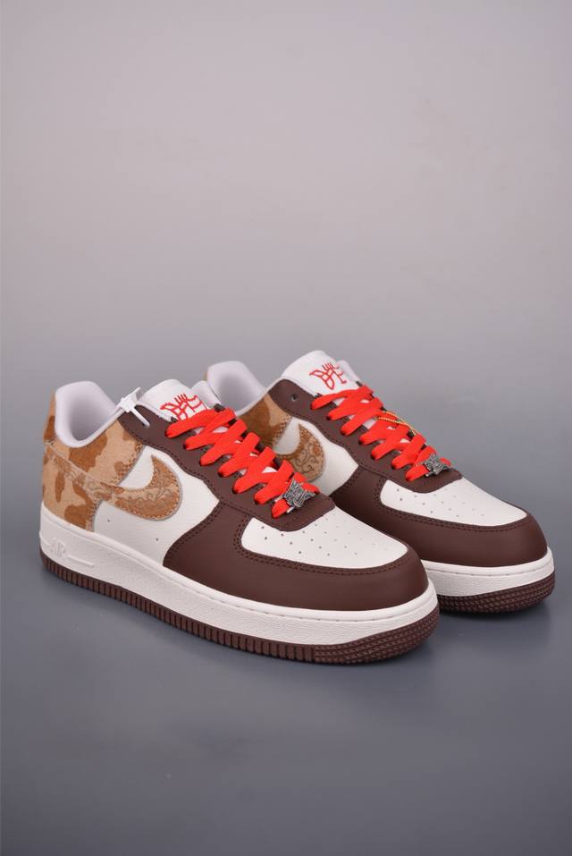 Nike Air Force 1 Low 马年限定 DDD 原楦头原纸板 打造纯正空军版型 DDD 专注外贸渠道 全掌内置蜂窝气垫 DDD 原盒配件 原厂中底钢