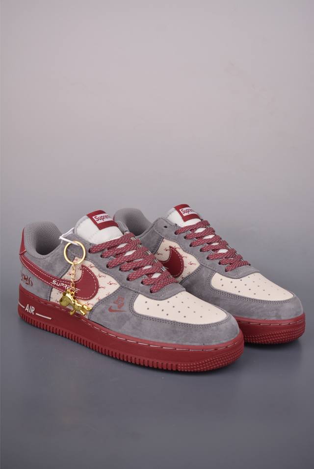 Nike Air Force 1 Low 马年限定 DDD 原楦头原纸板 打造纯正空军版型 DDD 专注外贸渠道 全掌内置蜂窝气垫 DDD 原盒配件 原厂中底钢