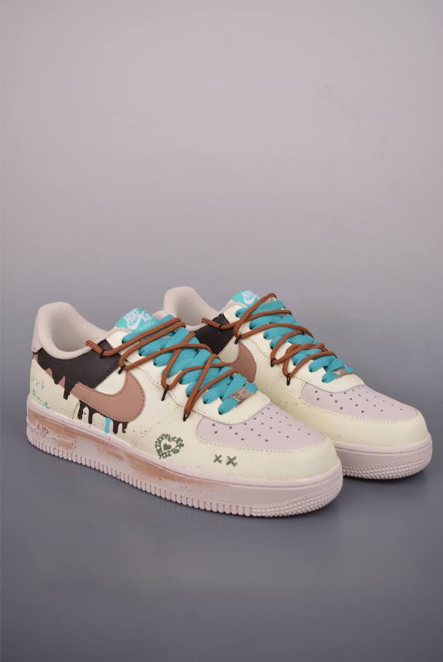 Nike Air Force 1 Low 青柠渍迹 解构绑带 DDD 原楦头原纸板 打造纯正空军版型 DDD 专注外贸渠道 全掌内置蜂窝气垫 DDD 原盒配件