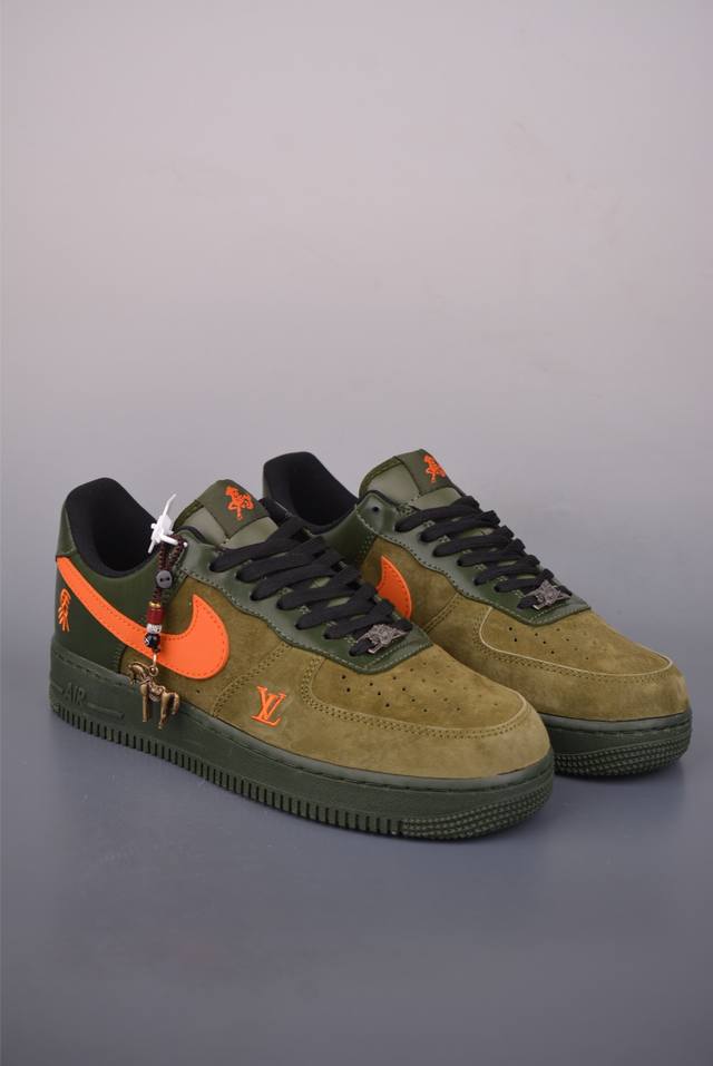 Nike Air Force 1 Low Lv联名 DDD 原楦头原纸板 打造纯正空军版型 DDD 专注外贸渠道 全掌内置蜂窝气垫 DDD 原盒配件 原厂中底钢