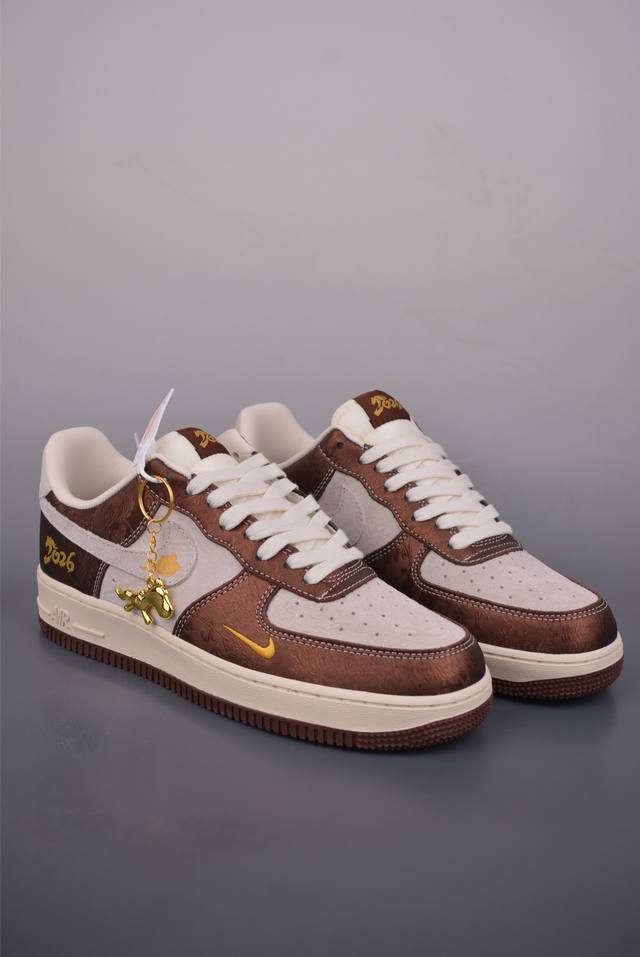 Nike Air Force 1 Low 马年限定 DDD 原楦头原纸板 打造纯正空军版型 DDD 专注外贸渠道 全掌内置蜂窝气垫 DDD 原盒配件 原厂中底钢