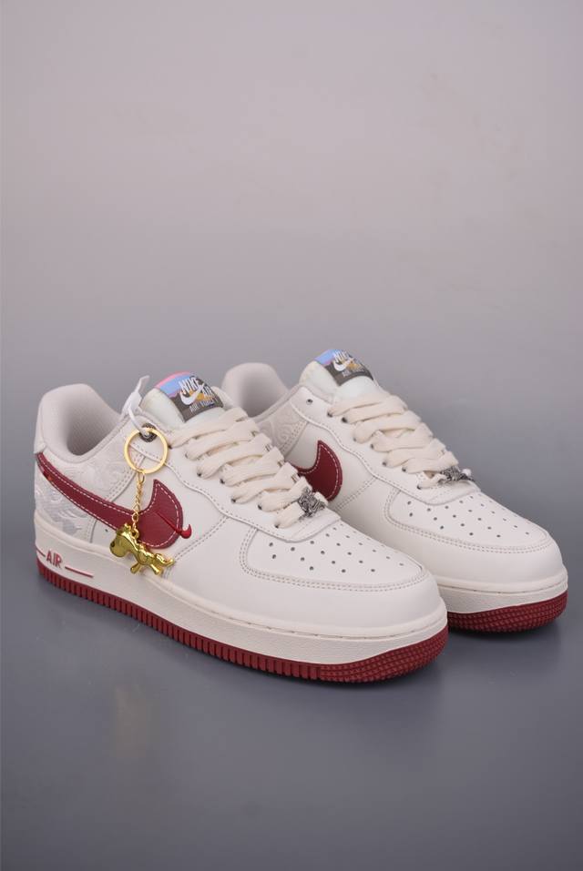 Nike Air Force 1 Low 马年限定 DDD 原楦头原纸板 打造纯正空军版型 DDD 专注外贸渠道 全掌内置蜂窝气垫 DDD 原盒配件 原厂中底钢