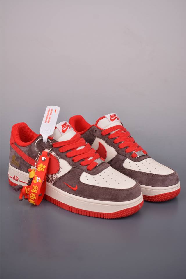 Nike Air Force 1 Low 马年限定 DDD 原楦头原纸板 打造纯正空军版型 DDD 专注外贸渠道 全掌内置蜂窝气垫 DDD 原盒配件 原厂中底钢