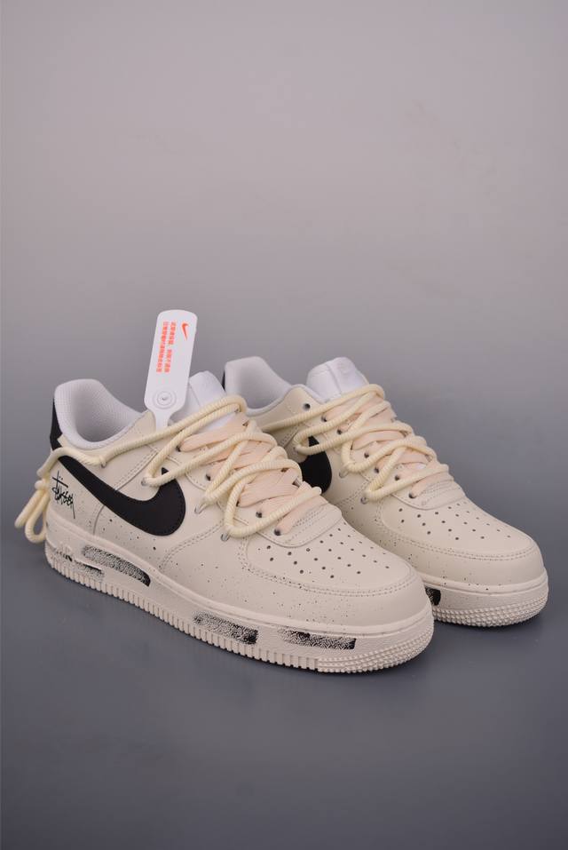 Nike Air Force 1 Low 手绘涂鸦 解构绑带 DDD 原楦头原纸板 打造纯正空军版型 DDD 专注外贸渠道 全掌内置蜂窝气垫 DDD 原盒配件