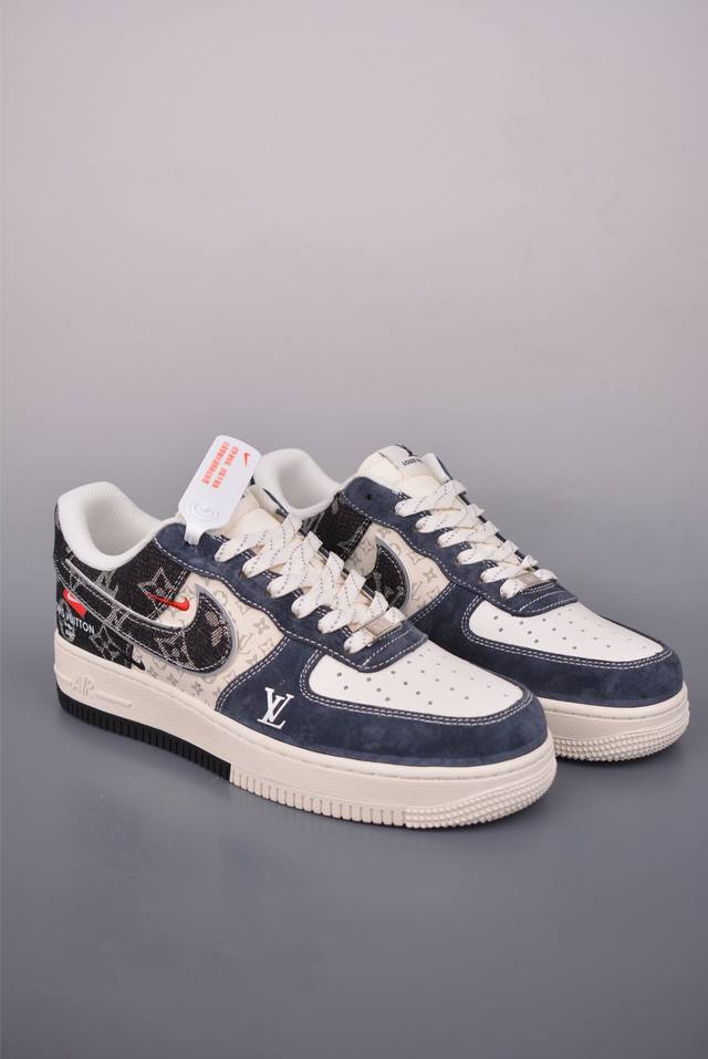 Nike Air Force 1 Low Lv联名 DDD 原楦头原纸板 打造纯正空军版型 DDD 专注外贸渠道 全掌内置蜂窝气垫 DDD 原盒配件 原厂中底钢